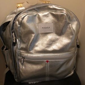 State Gold and Silver Kent Backpack